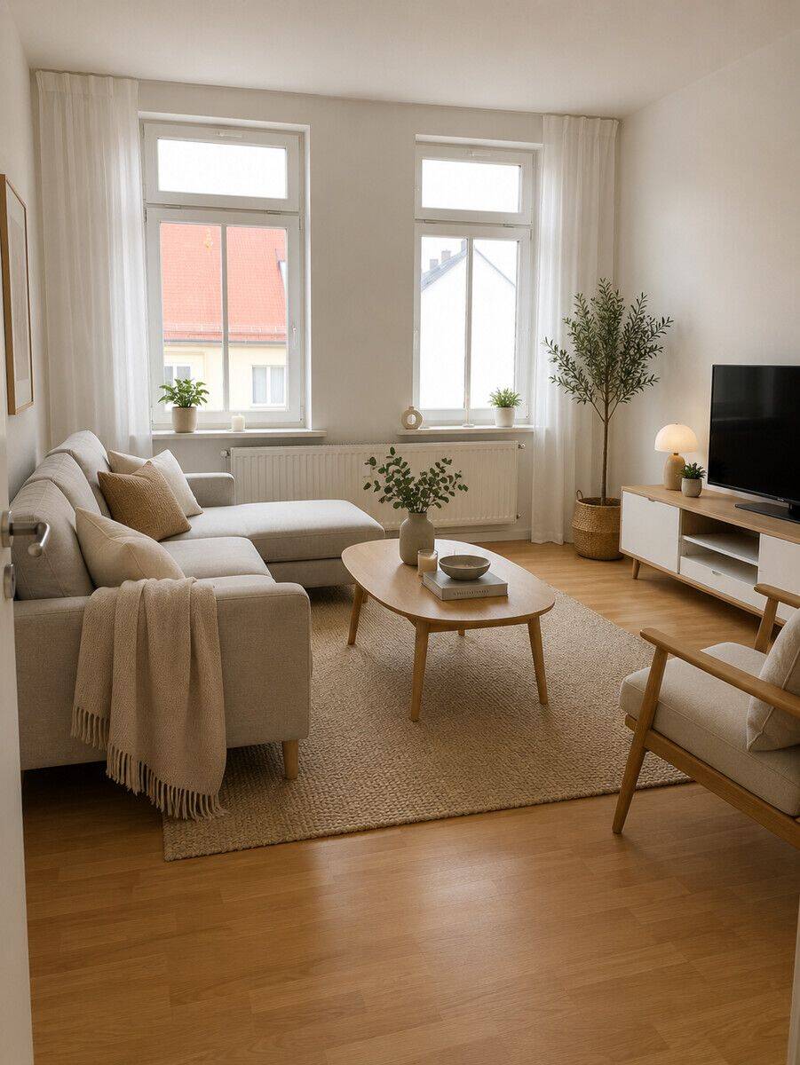 Gepflegte 2-Zimmer-Wohnung mit neuer Einbauküche, 4159 Leipzig (Lützschena-Stahmeln Möckern Wahren)