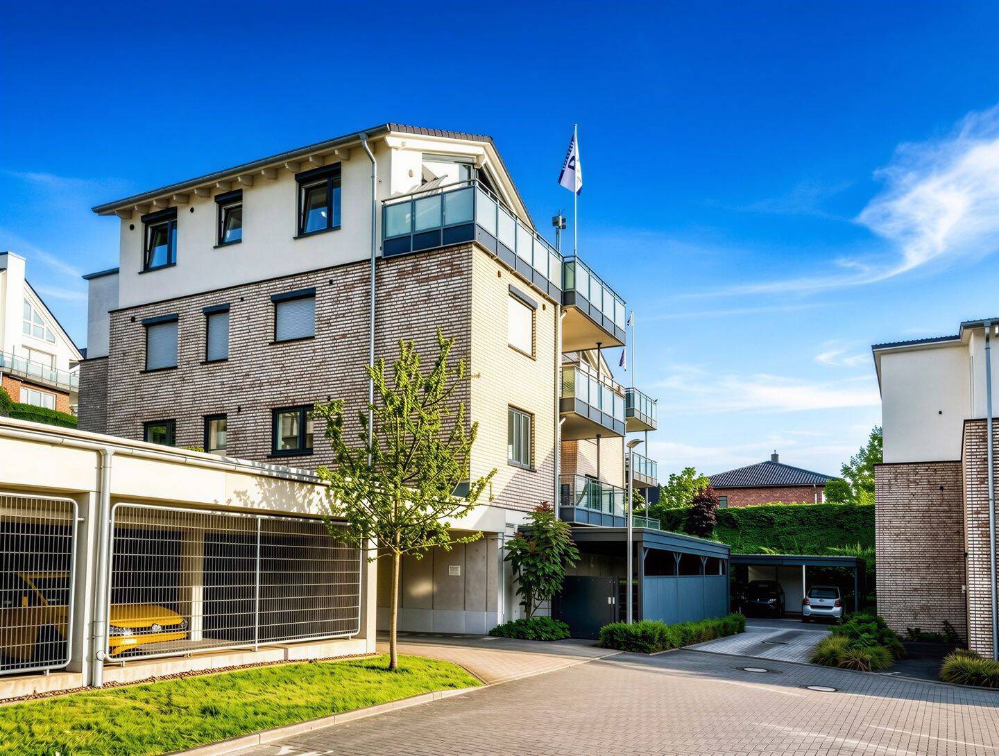 Portland-Laboe – bezugsfreie 2-Zi.-Eigentumswohnung mit Fördeblick, Terrasse und TG-Stellplatz, 24235 Laboe