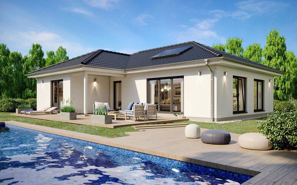 Modern, komfortabel, barrierefrei – Bungalow in Kitzscher mit ScanHaus, 4567 Kitzscher