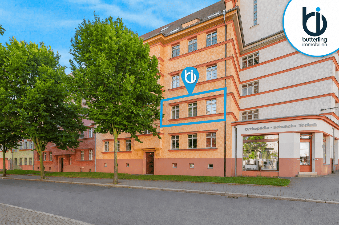 Grün. Ruhig. Durchdacht. 3-Zimmer-Wohnung mit Balkon & Tiefgaragenplatz, 4159 Leipzig (Lützschena-Stahmeln Möckern Wahren)