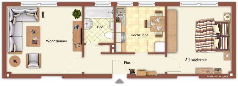 Demnächst frei! 2-Zimmer-Wohnung in Mönchengladbach Hardt, 41169 Mönchengladbach (Hardt Rasseln)