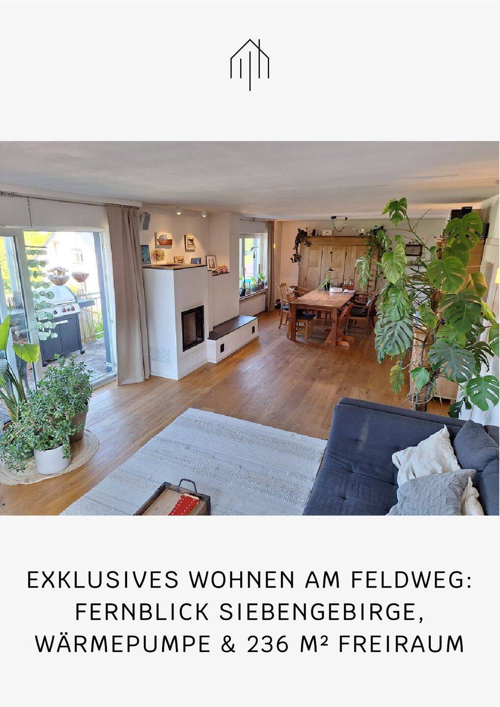 Am Feldweg: Siebengebirgsblick, Wärmepumpe, 236m², Energie A, , XXL-Carport, PROVISIONSFREI, 53773 Hennef (Sieg)