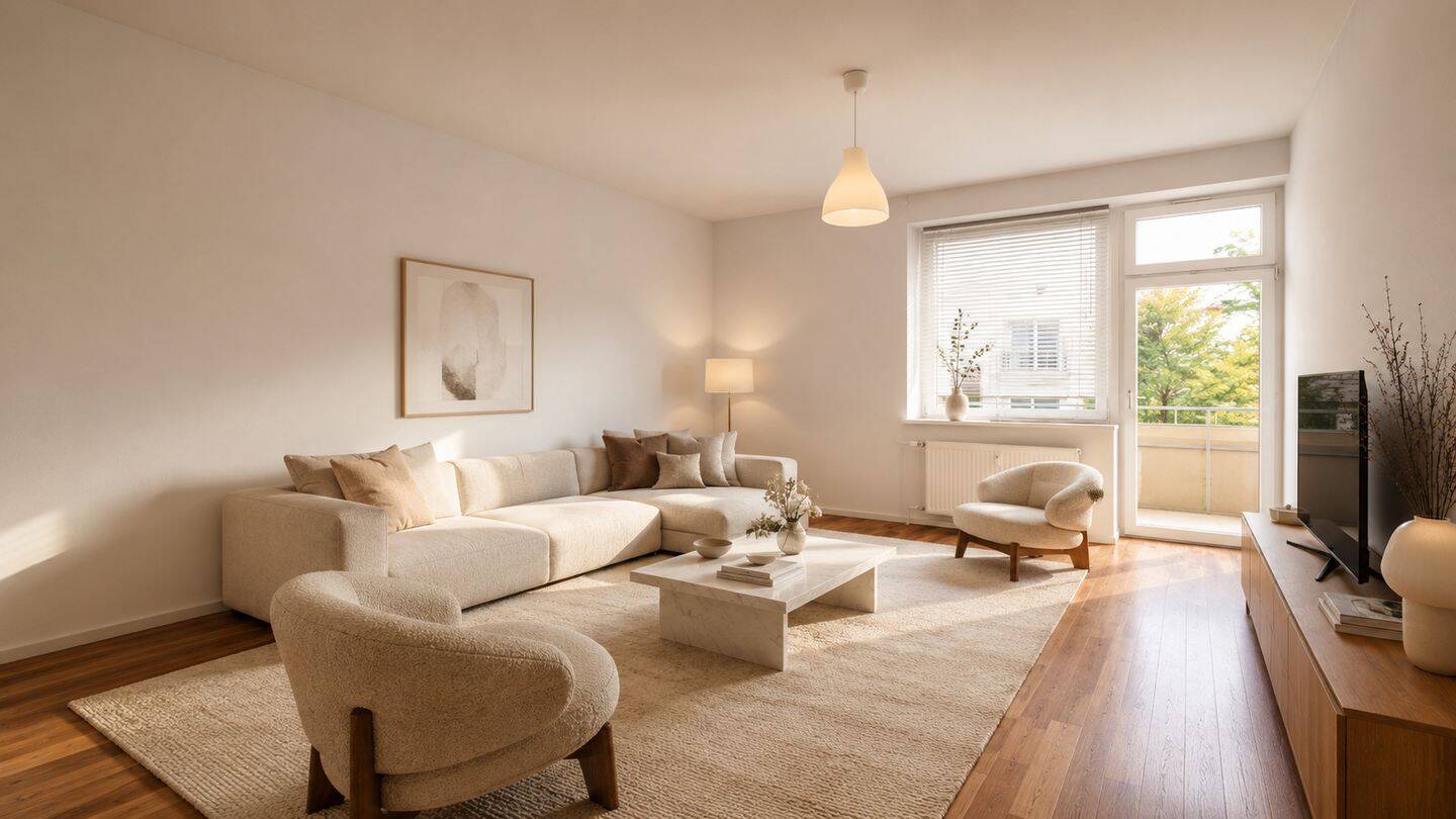 Sanierte 2-Zimmer-Wohnung mit Südbalkon und Stellplatz, 14050 Berlin (Charlottenburg-Wilmersdorf)