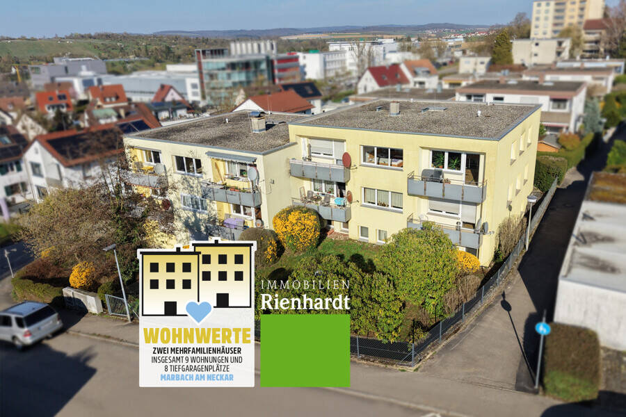 Wohnwerte! Zwei Mehrfamilienhäuser in Marbach am Neckar, 71672 Marbach am Neckar