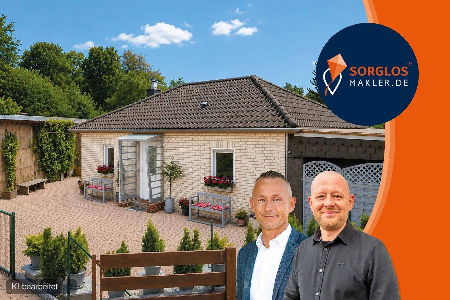 Gemütlicher Bungalow mit Wintergarten, Sauna und Südterrasse in Marienborn, 39365 Sommersdorf