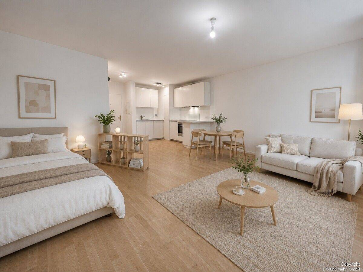 Bestlage Schwabing: Sanierte und grosszügige 1-Zimmer-Terrassenwohnung, 80803 München (Schwabing-Freimann Schwabing-West)