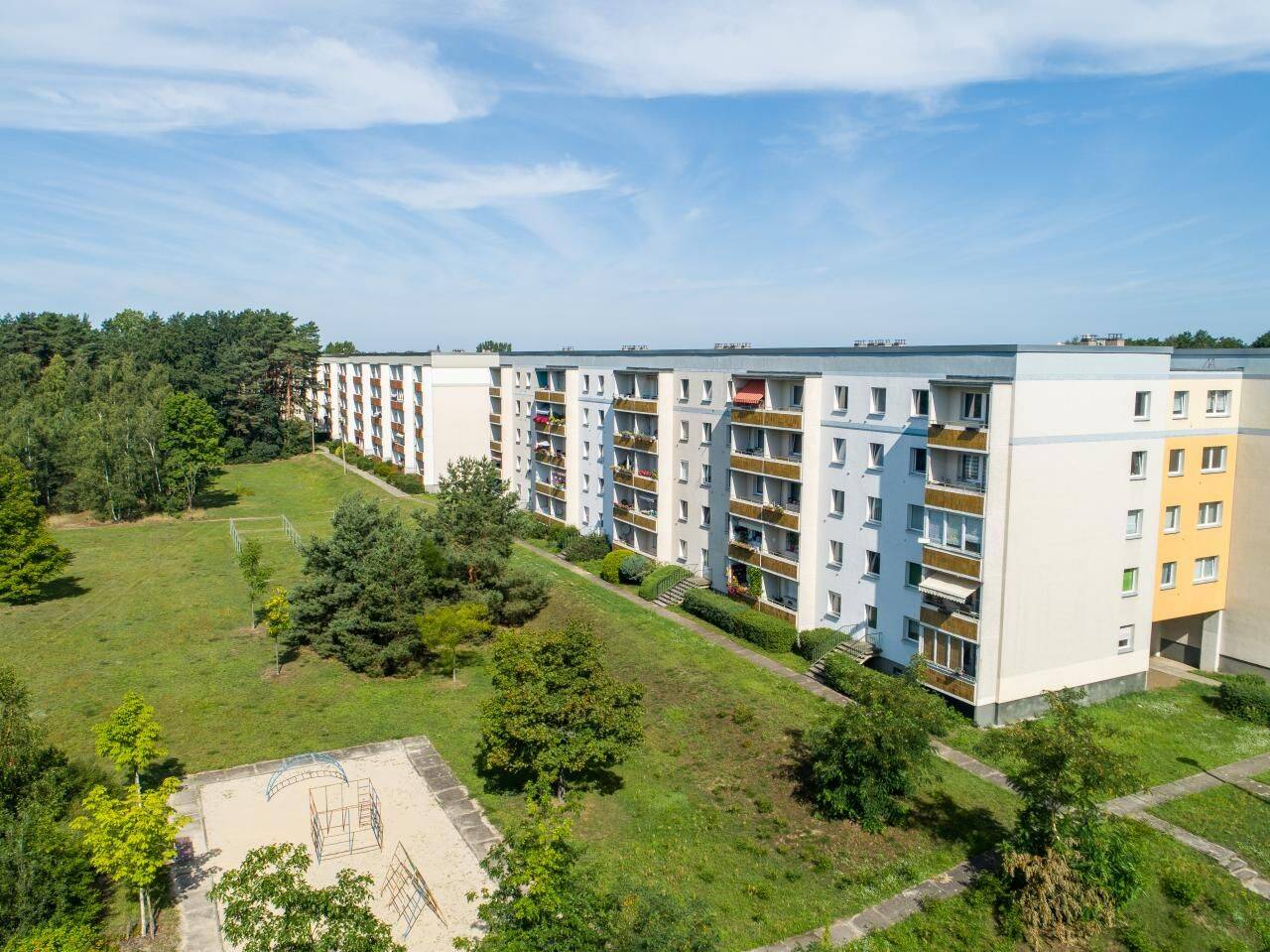 1-Raum-Wohnung mit Balkon u. Waldblick in Vetschau/Spreewald, 3226 Vetschau/Spreewald
