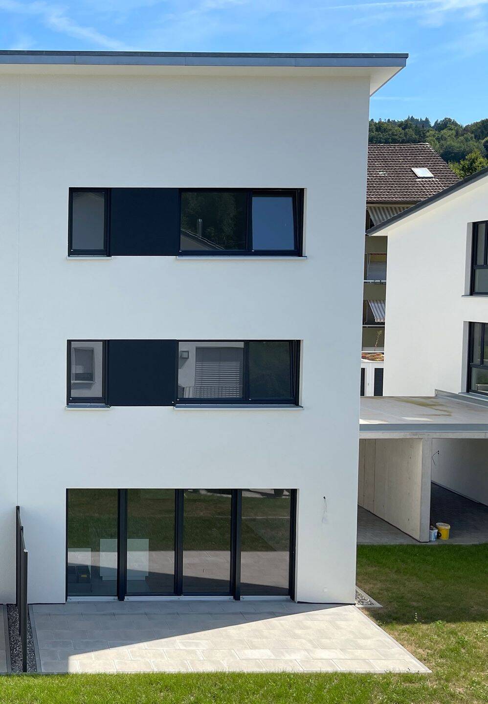 Einziehen und wohlfühlen: Moderne Doppelhaushälfte in Wehr-Öflingen für die ganze Familie: 6,5 Zi. auf ca. 183 m² Wohnfläche / inkl. Carport, 79664 Wehr