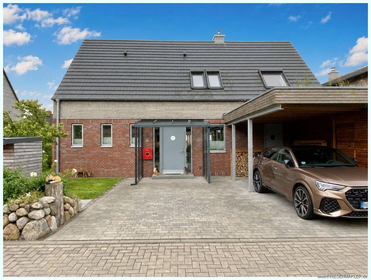 TOPZUSTAND TOPLAGE: ARCHITEKTENHAUS Bj 2020 in Schobüll mit Nordseeblick auf die Husumer Bucht!, 25813 Husum
