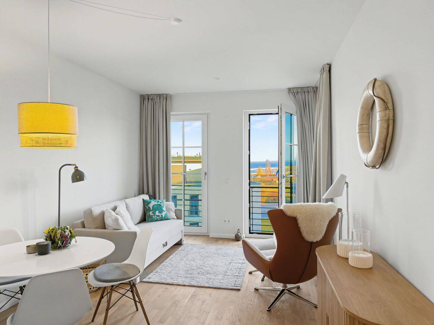 Hochwertige 2-Zimmer Wohnung mit Balkon und Wasserblick, 23730 Neustadt in Holstein