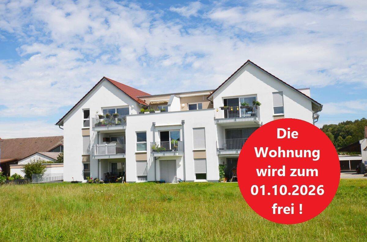 FREI AB 01.10.2026 !!! Moderne 4,5-Zimmer Eigentumswohnung mit TG und Stellplatz in Hüttisheim, 89185 Hüttisheim
