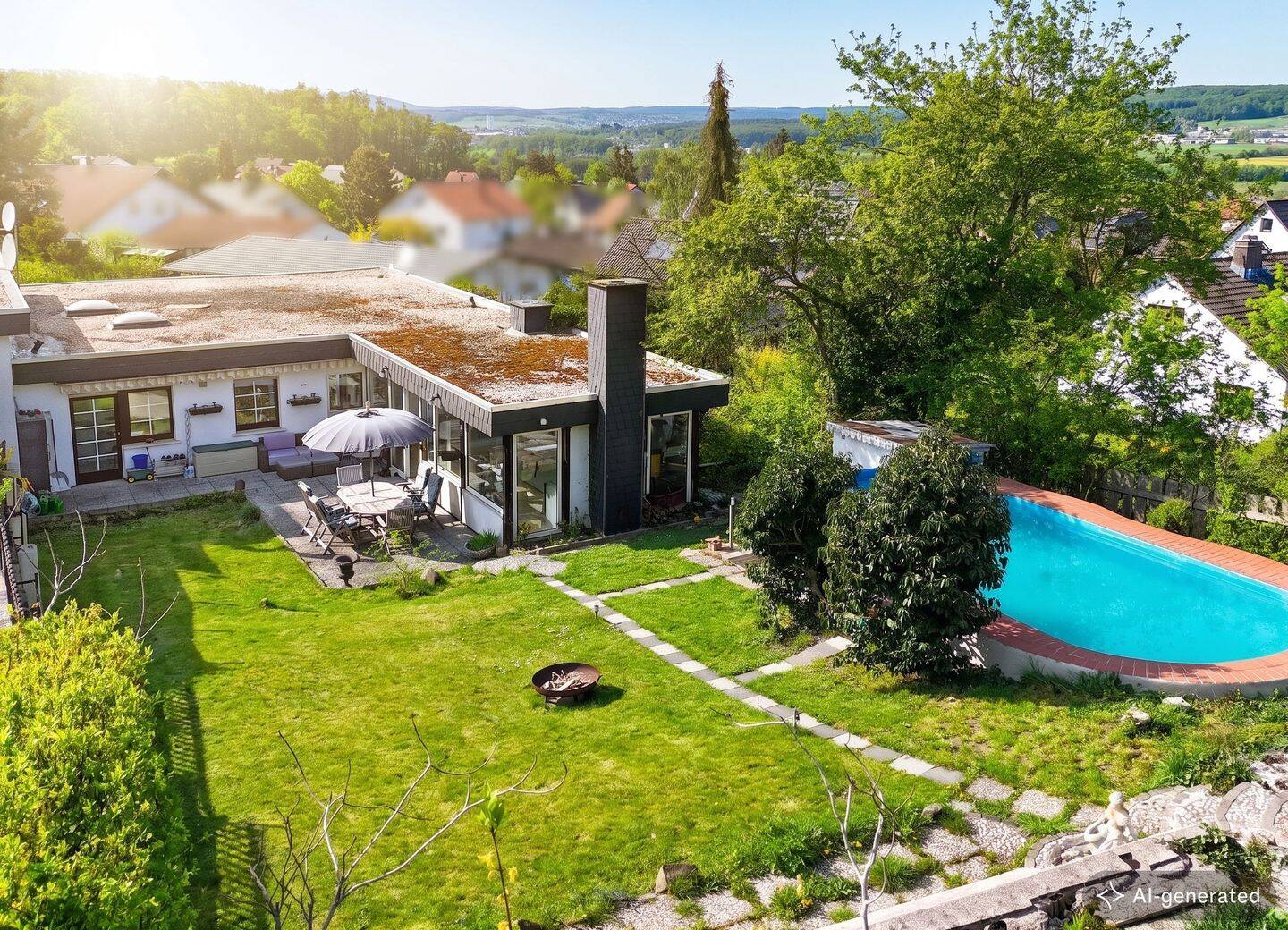 Naturnah wohnen mit Garten & Pool, 35394 Gießen