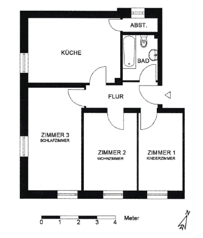 Neurenovierte 3-Zimmer Wohnung im Stadtteil Lichtenhof sucht einen Nachmieter, 90461 Nürnberg