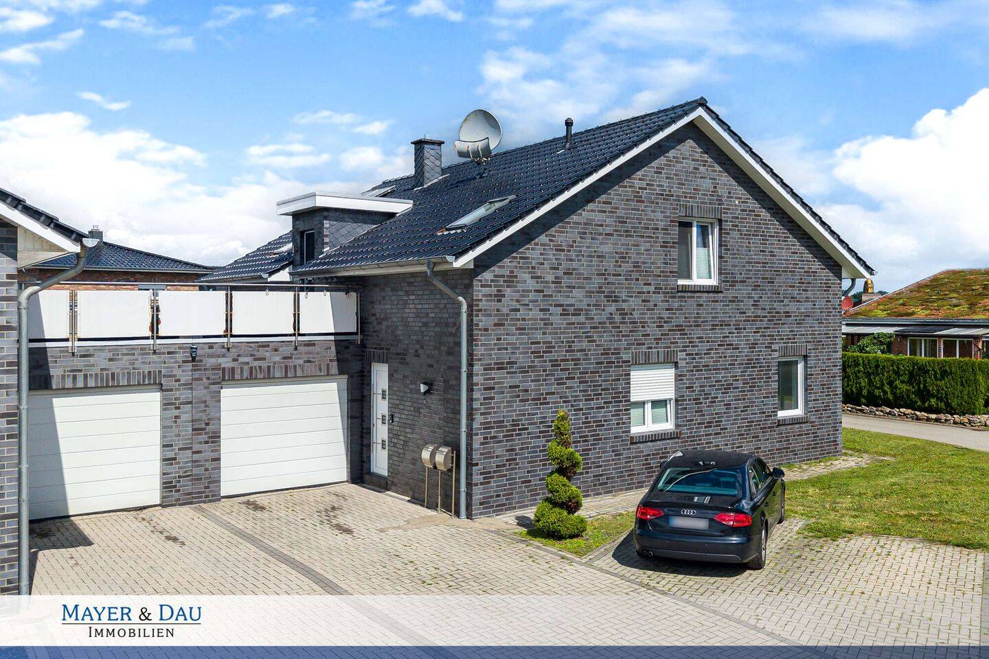 Solide vermietetes Zweifamilienhaus mit Terrasse, Sauna und Solaranlage. Obj. 9848, 26169 Friesoythe