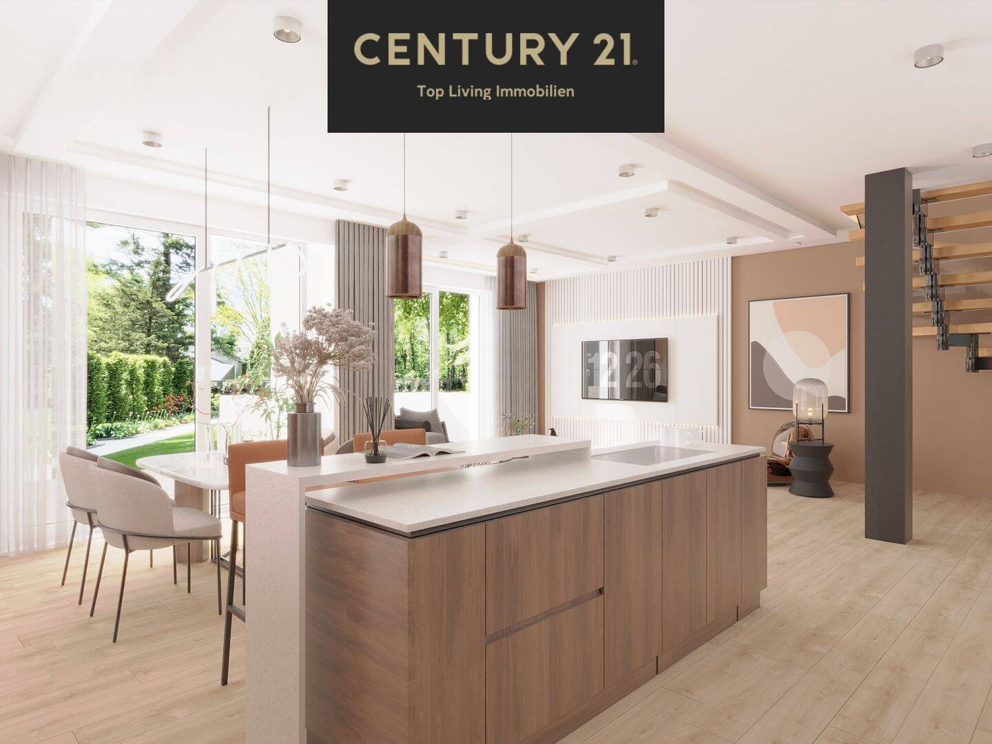 Exklusive Maisonette mit eigenem Garten, Aufzug, Garage & Hausgefühl auf zwei Ebenen