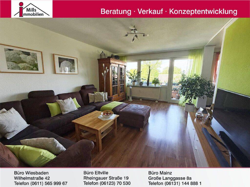 Top-Lage von Mainz-Hechtsheim: Großzügige Eigentumswohnung mit Balkon und teilweise Fernblick, 55129 Mainz (Bretzenheim Ebersheim Hechtsheim)