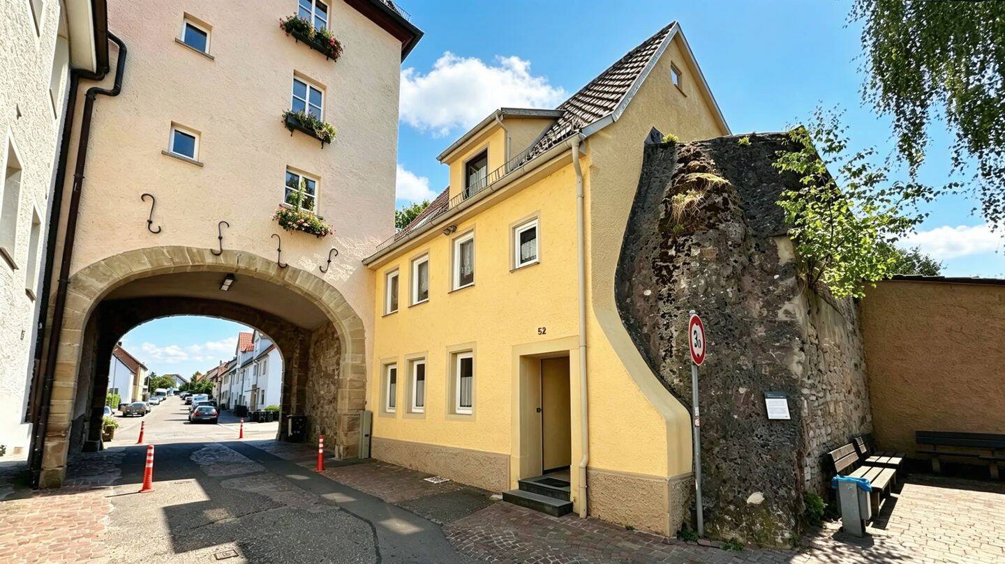 Historisches Wohnjuwel mit einzigartigem Stadtmauergarten und traumhaftem Ausblick, 74348 Lauffen am Neckar