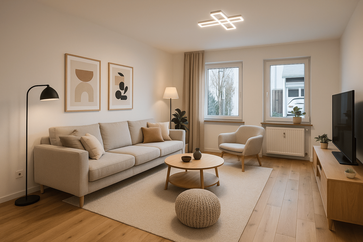Ruhig und Zentral Wohnen in München-Sendling-Westpark: Renovierte 2-Zi-Wohnung – provisionsfrei, 81737 München (Ramersdorf-Perlach)