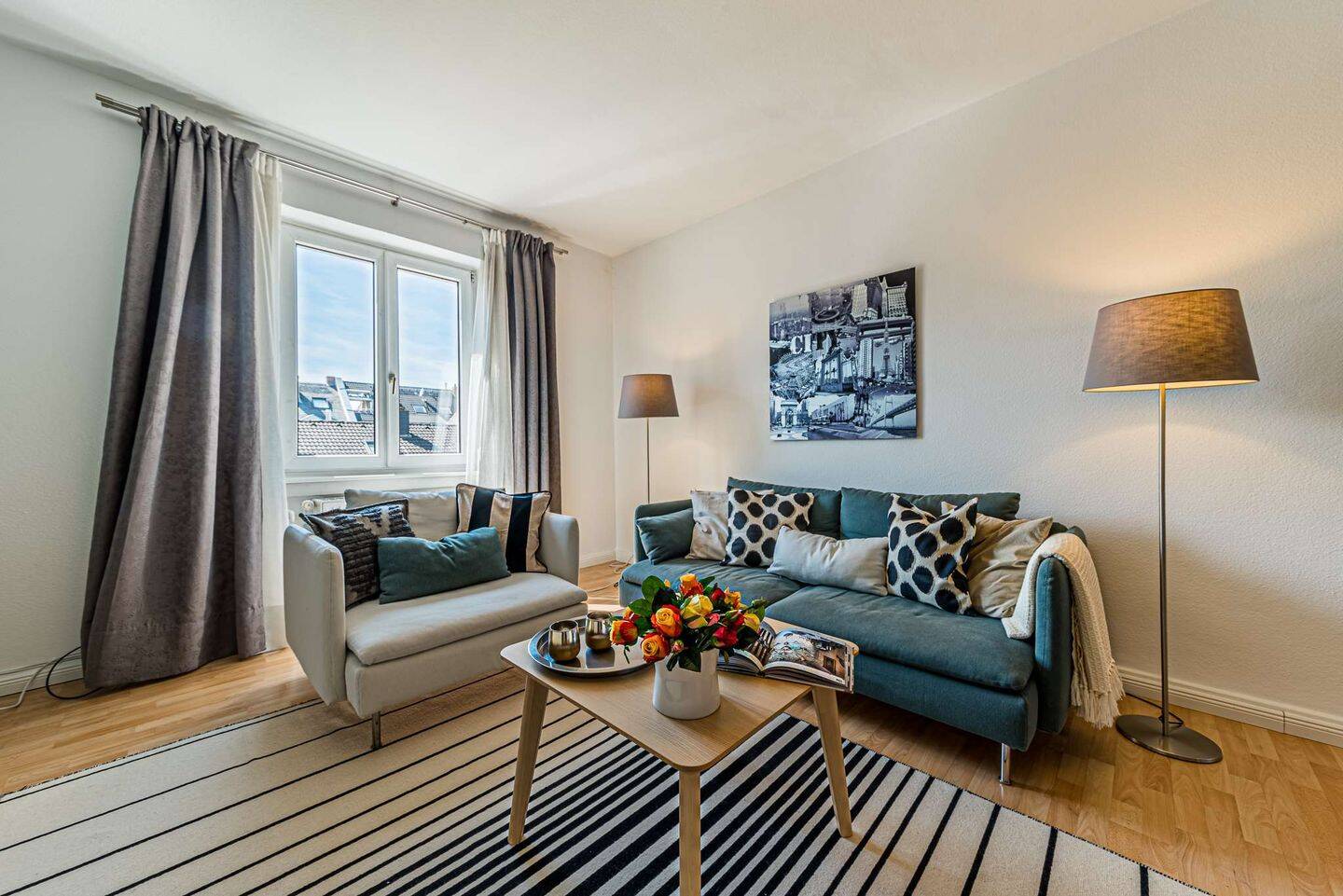 Möblierte Wohnung auf Zeit zu vermieten:, 60323 Frankfurt am Main (Westend-Nord Westend-Süd)