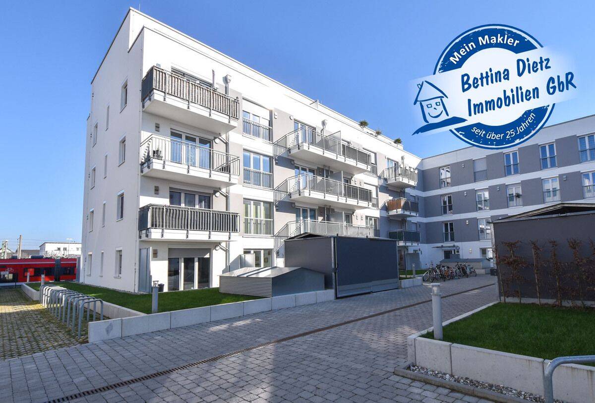 DIETZ: Moderne und helle 2-Zimmerwohnung im EG! mit 1 TG-Stellplatz und Kellerraum!, 63322 Rödermark