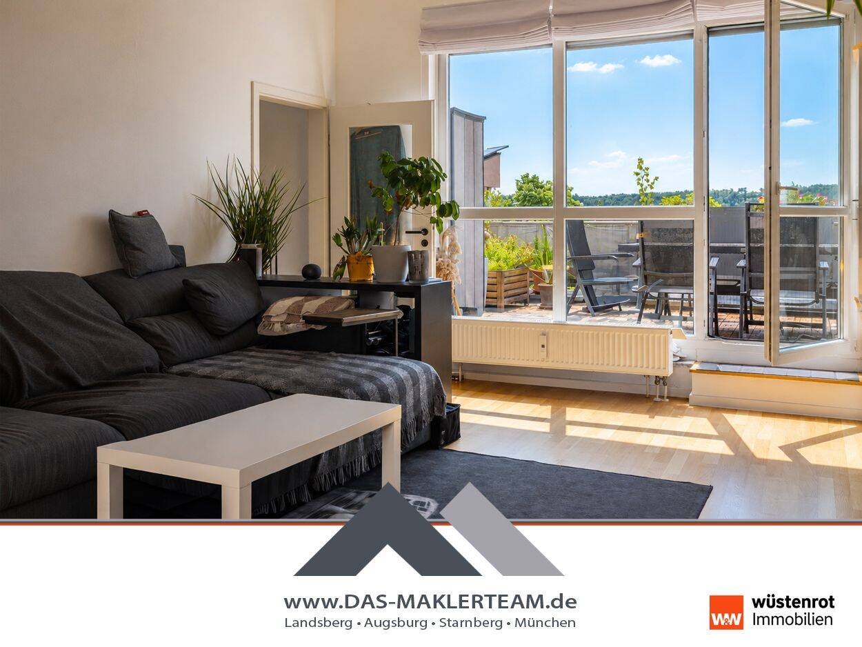 Sonne, Ruhe, Zuhause – Eine stilvolle Penthaus-Wohnung mit extragroßer Süd-Dachterrasse, 82256 Fürstenfeldbruck