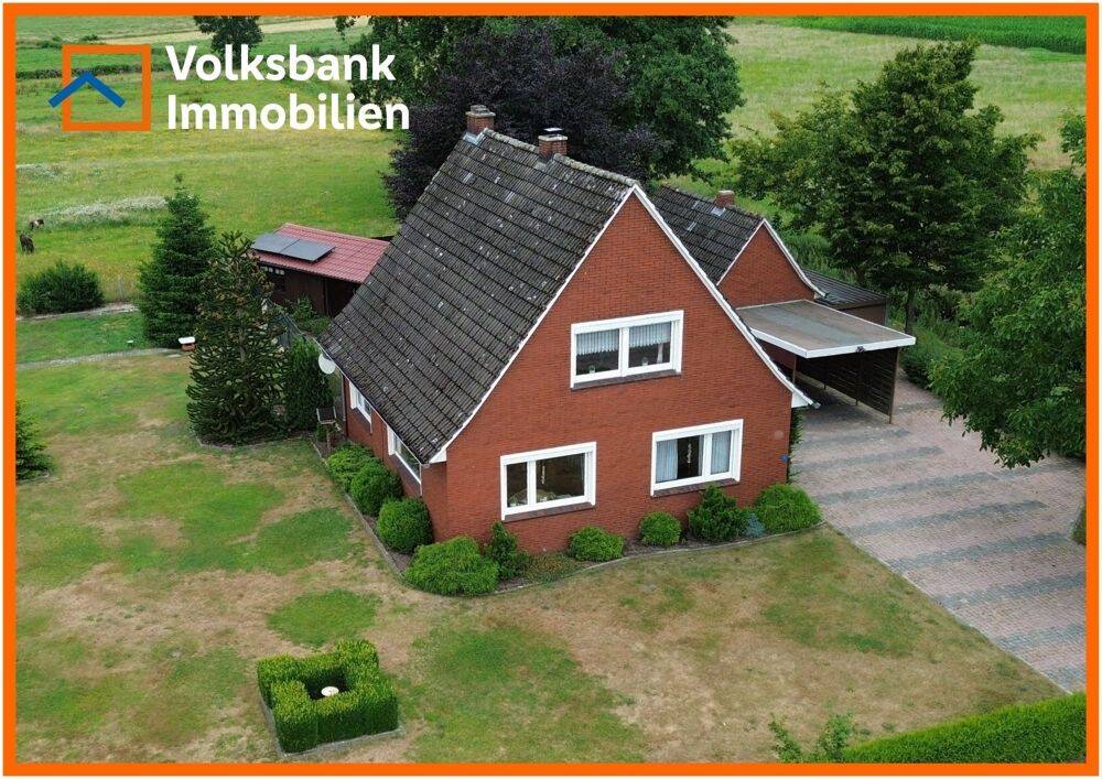 Ruhe pur! Gepflegtes Einfamilienhaus auf 1.282 Quadratmeter Grundstück in Rhauderfehn/Backemoor!, 26817 Rhauderfehn