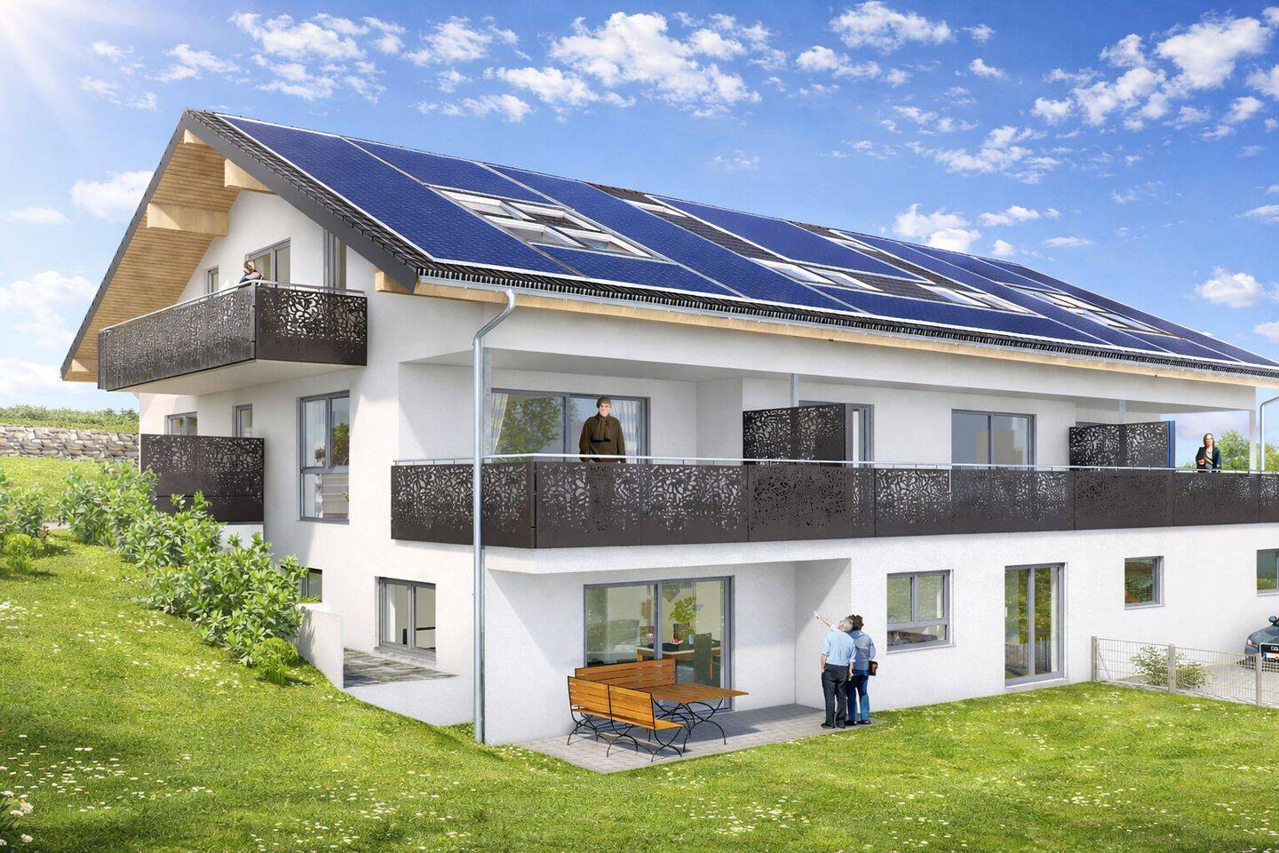 Großzügige 3-Zimmer Neubau-Erdgeschosswohnung, bezugsfertig Anfang 2027, 87439 Kempten (Allgäu)