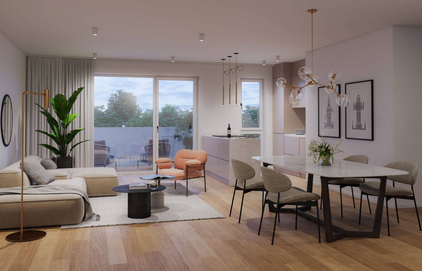 EXKLUSIVES NEUBAUPROJEKT | Ruhige 3-Raum-Wohnung mit Balkon und einem Gefühl von Geborgenheit