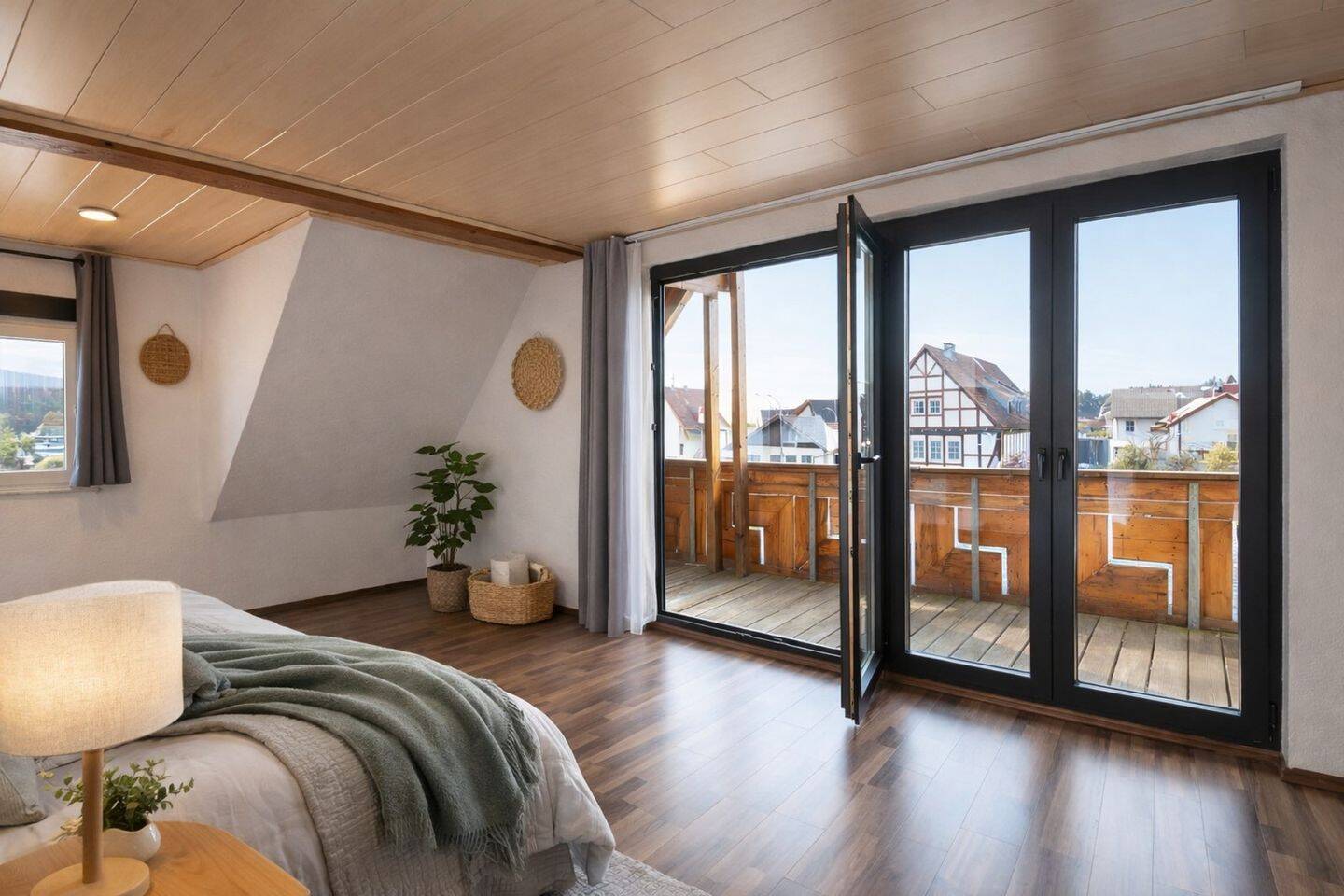 Fast wie ein eigenes Haus – charmante Maisonette-Wohnung mit Kamin, Balkon & Dachstudio, 63584 Gründau