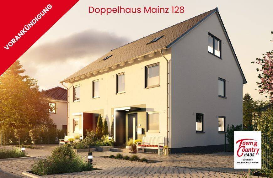 NEU…NEU…NEU Vorankündigung Doppelhaus Mainz einschl. Grundstück, 55294 Bodenheim