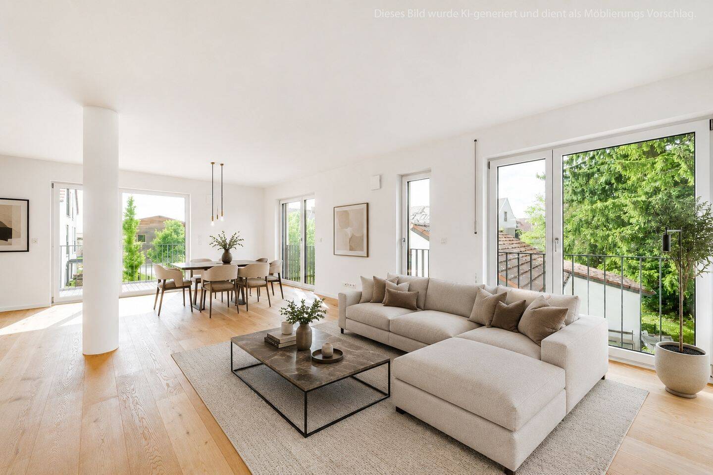 AIGNER – Hochwertige 3-Zimmer-Maisonette im Erstbezug in begehrter Lage von Erding, 85435 Erding