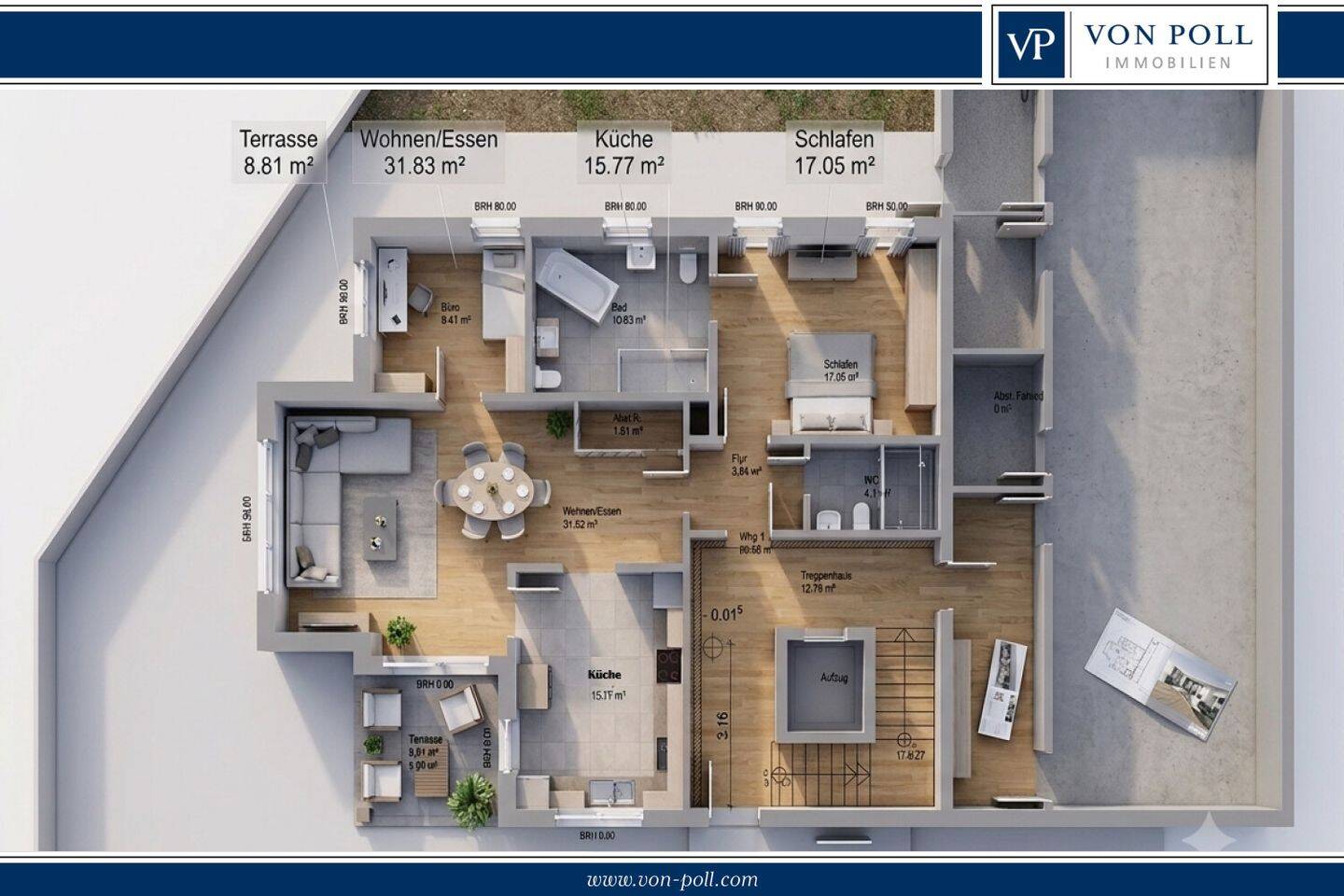 Letzte verfügbare Erdgeschosswohnung im Neubau | KfW 40 + QNG | ca. 98 m² | Terrasse & 2 Carports, 33330 Gütersloh