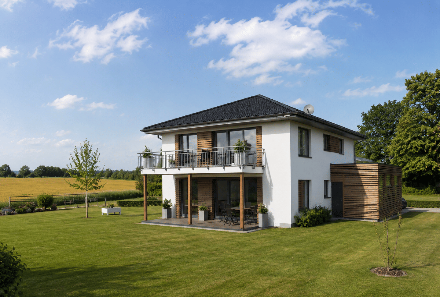 Erdgeschosswohnung mit großem Garten – ökologisch gebaut, modern durchdacht, 32312 Lübbecke
