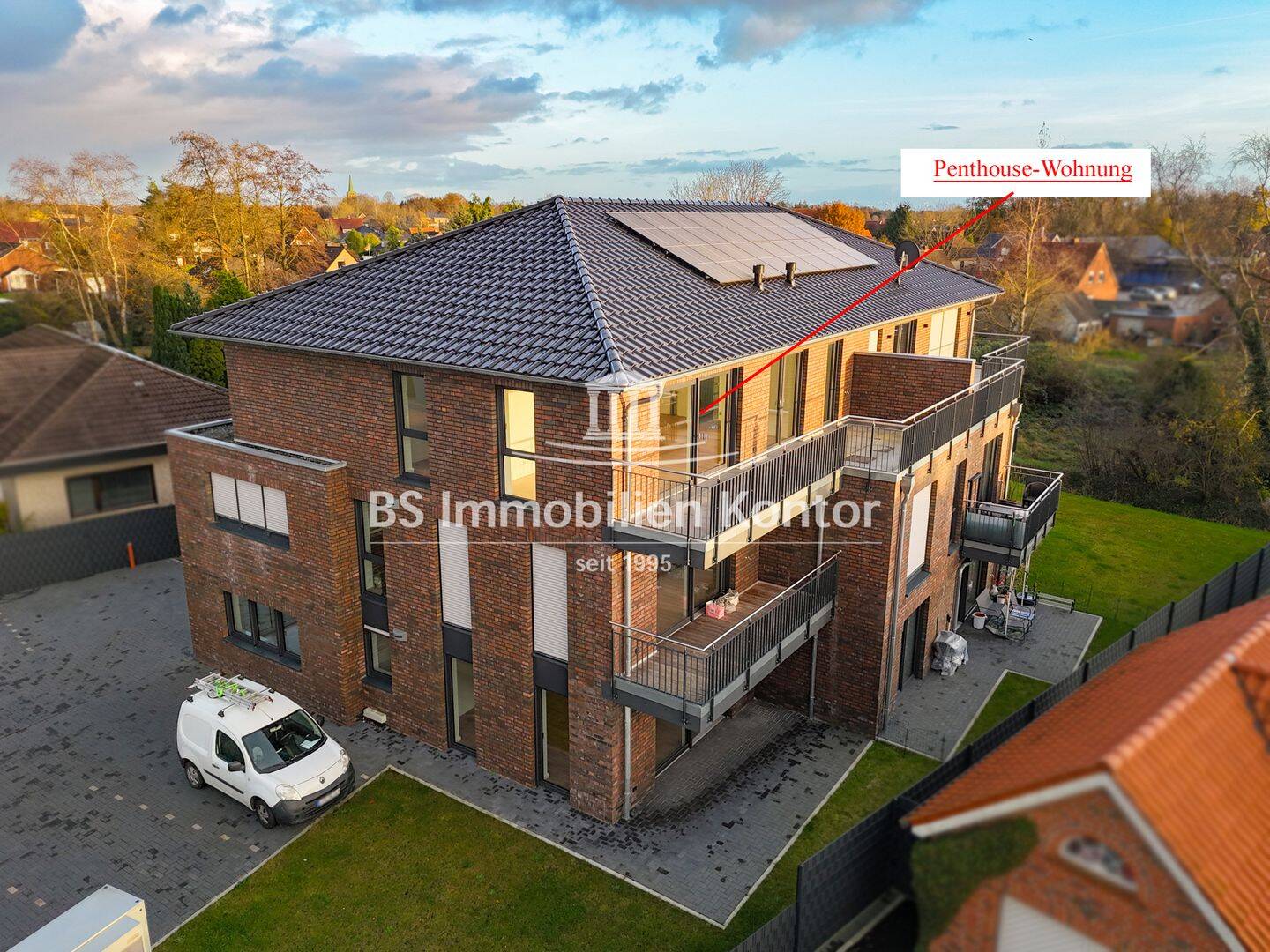 Top Lage Nähe Wreesmann! Penthaus-Wohnung Nr. 08 mit Carport-Stellplatz und Dachterrasse in zentraler Lage!, 26842 Ostrhauderfehn