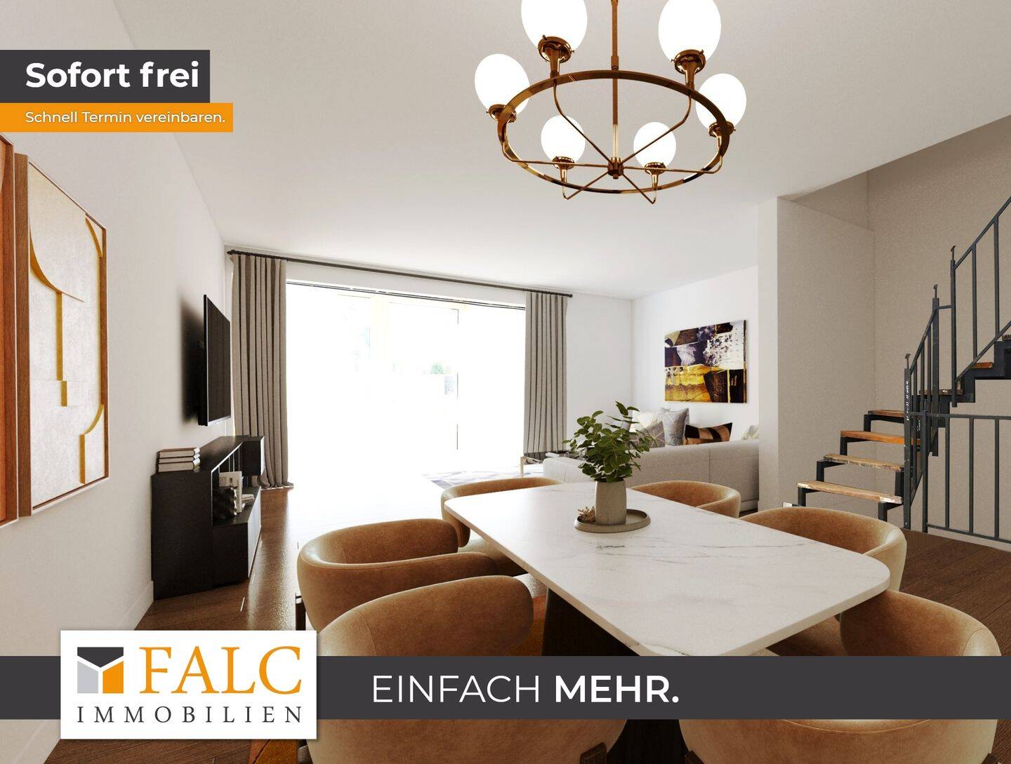 Der Feinschliff liegt bei Ihnen! Moderne Neubau DHH mit Garten und tollem Schnitt – FALC Immobilien, 74177 Bad Friedrichshall