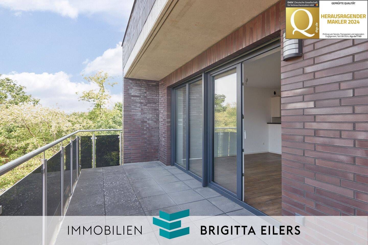Helle 3 Zimmer-Wohnung mit großem Südwest-Balkon und Tiefgaragenstellplatz in Achim-Bierden, 28832 Achim