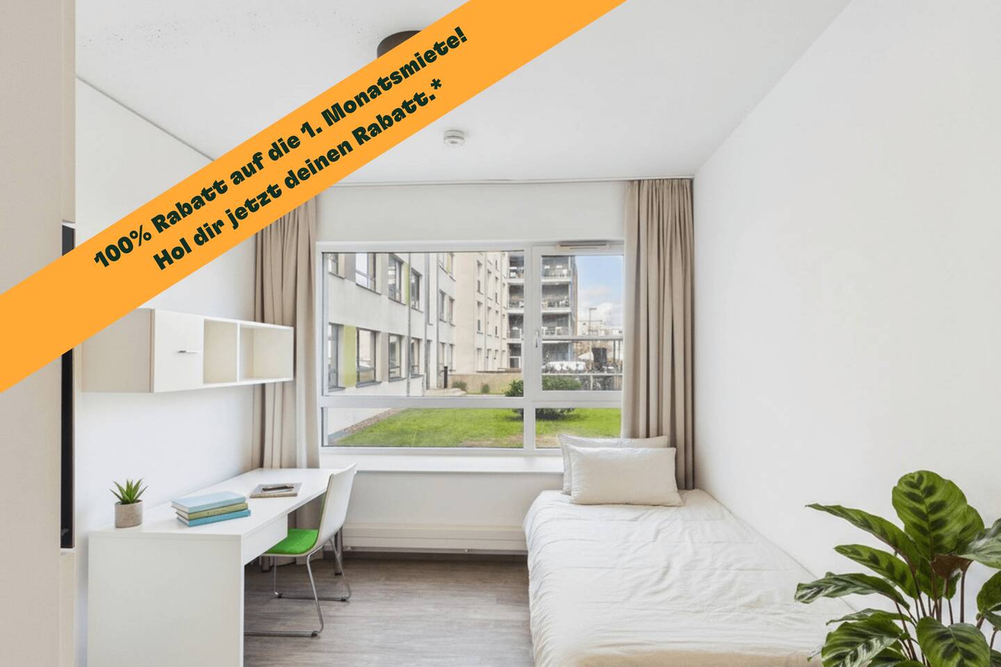 Modernes & möbliertes all inclusive Apartment am Campus Riedberg | Classic Studio, 60438 Frankfurt am Main (Kalbach-Riedberg Niederursel)