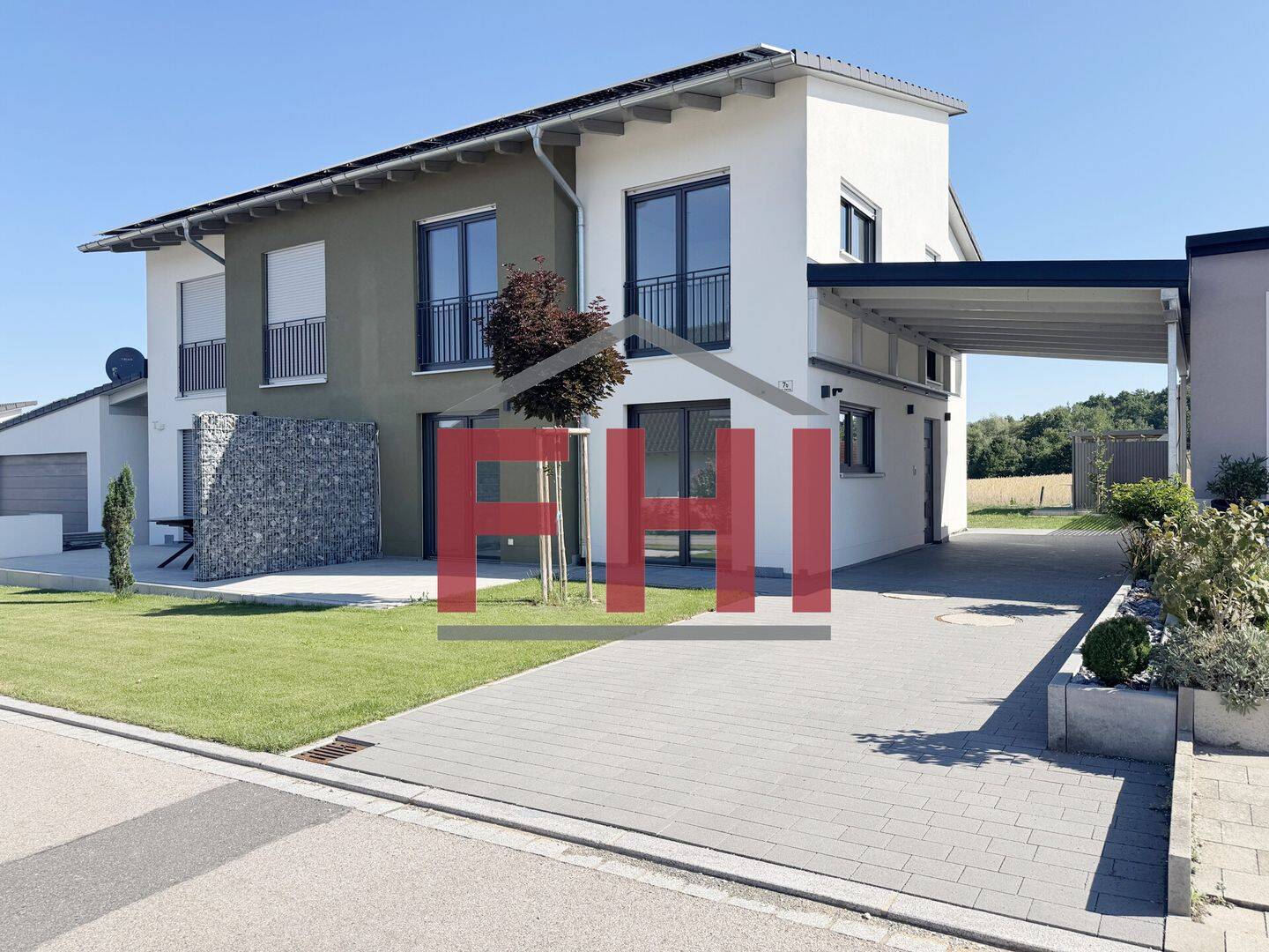 NEUBAU – KFW 55 Doppelhaushälfte in Muhr am See mit ausreichend Platz, Carport, Stellplatz u. Keller, 91735 Muhr a. See (Muhr)