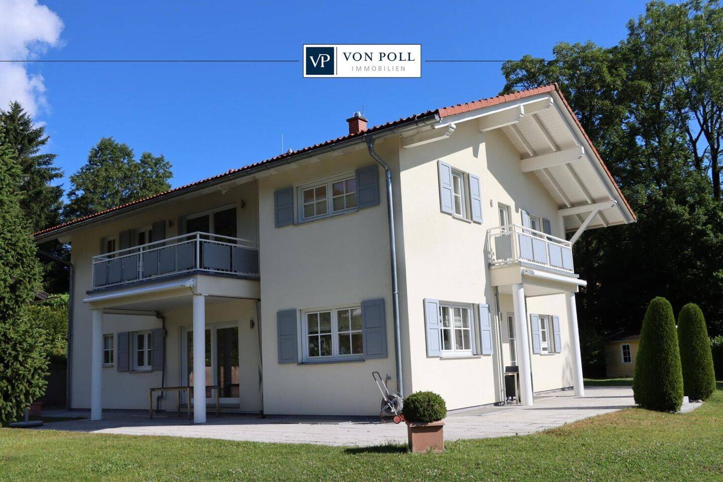 Weitläufige Familienresidenz mit Gartenpark und drei Terrassen, 83707 Bad Wiessee