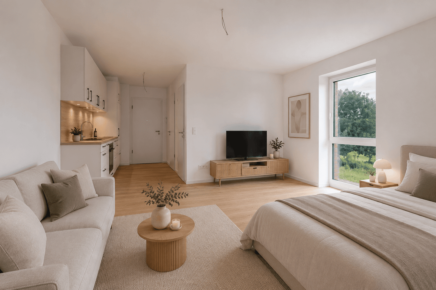ERSTBEZUG ab 01.09.2026! Moderne 1-Zimmer-Neubauwohnung mit Einbauküche & Balkon, 26129 Oldenburg (Oldb) (Bloherfelde Innenstadt Wechloy)
