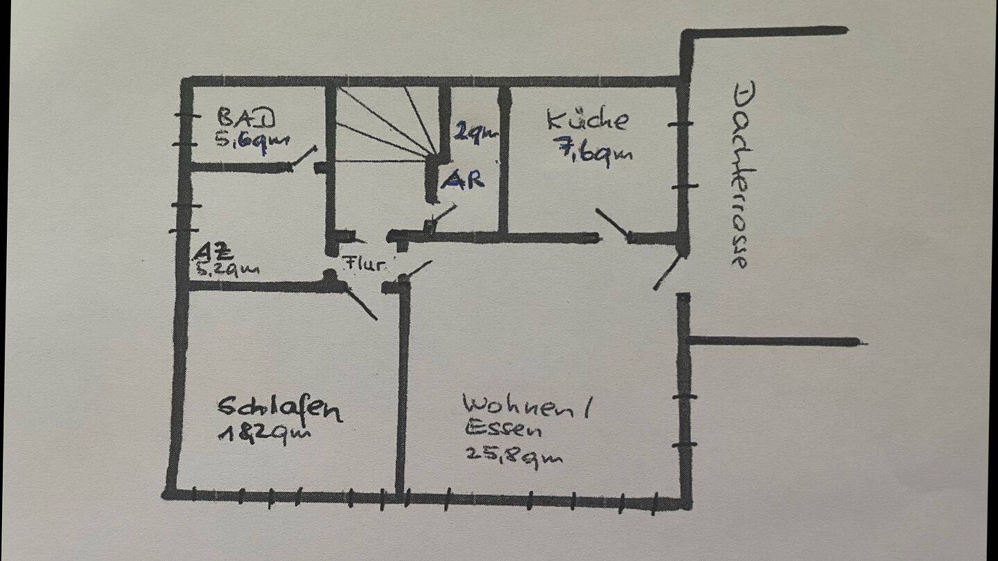 2-Zimmer-Wohnung mit Dachterrassennutzung, 56288 Kastellaun