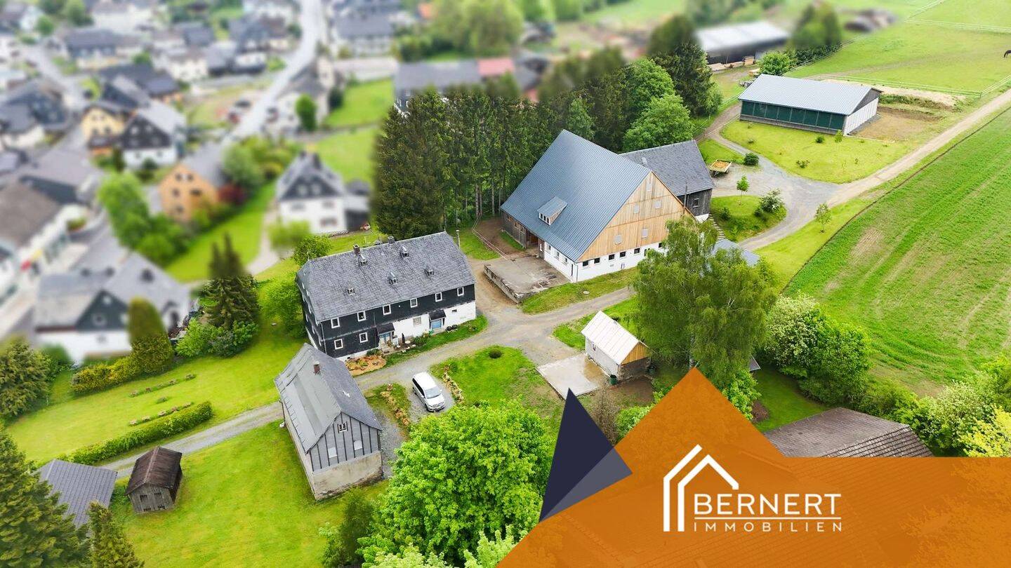 Leben, wo andere Urlaub machen – Hofanwesen mit Reithalle, Scheune und 45.000 m² Grundstück, 96358 Reichenbach