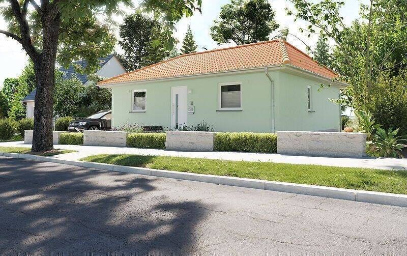 Bungalow 78 in Gerach, massiv gebaut, Preis inkl. Grundstück, 55743 Gerach
