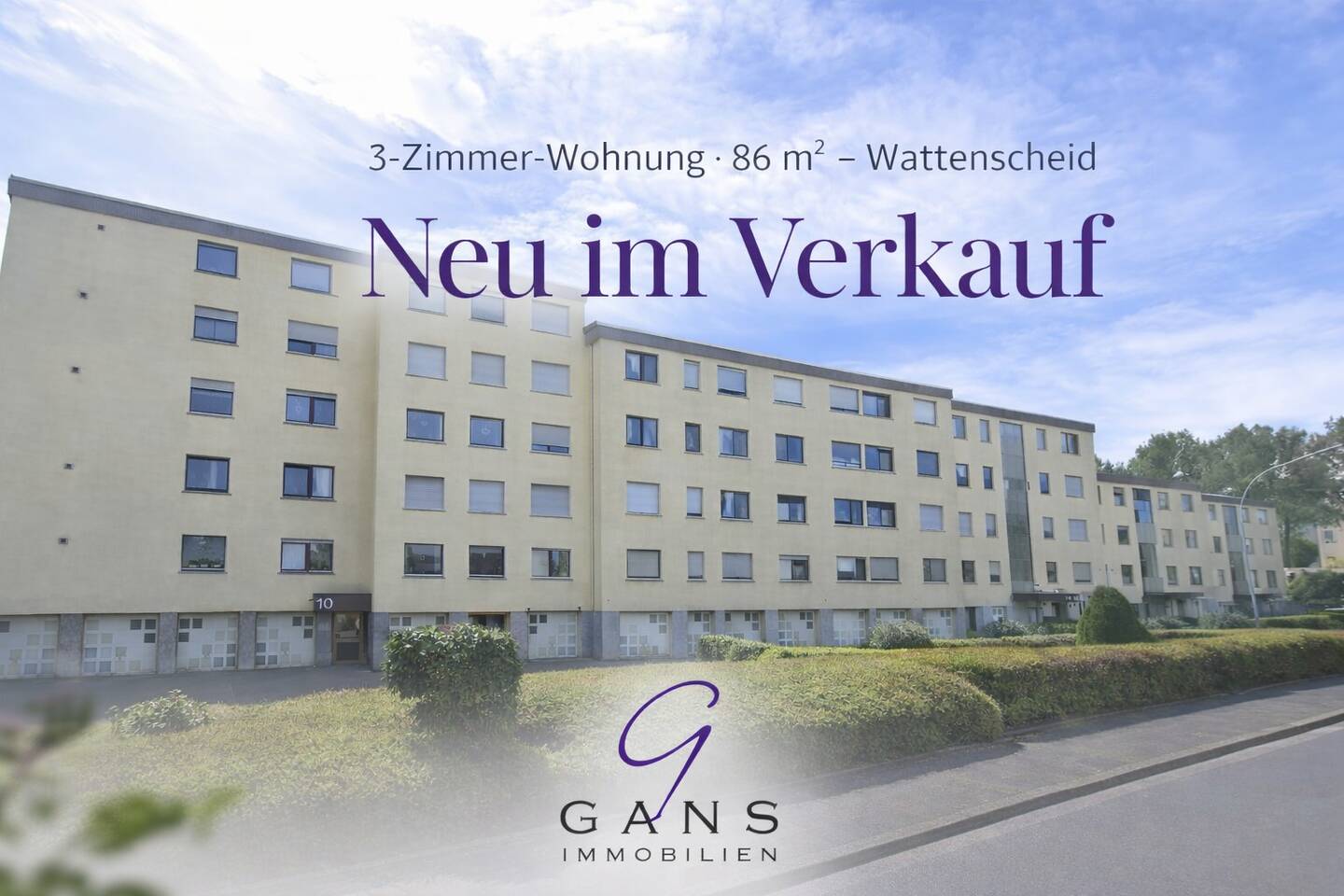 Gemütliche 3 Zimmerwohnung mit Balkon, Sauna und PKW-Stellplatz in Bochum, 44869 Bochum (Dahlhausen Eppendorf Höntrop Sevinghausen Westenfeld)