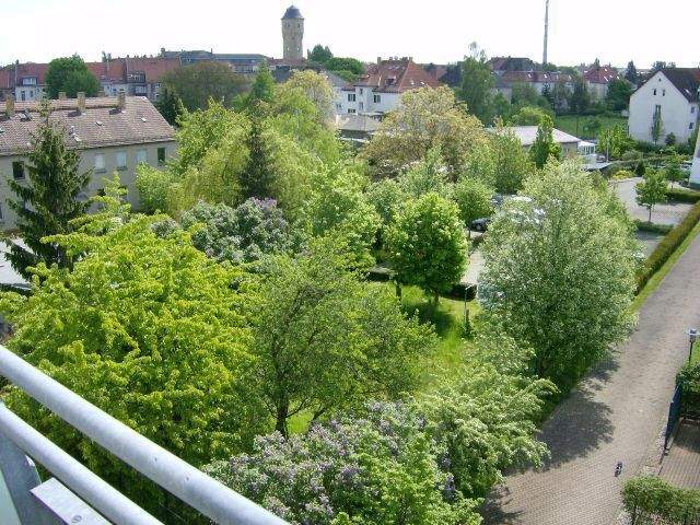 Preis inkl. TG-Stellplatz – hübsche ruhige Single-2-Raum-Wohnung – Blick ins Grüne, Aufzug, barrierefreier Zugang, 4178 Leipzig (Burghausen-Rückmarsdorf Böhlitz-Ehrenberg)