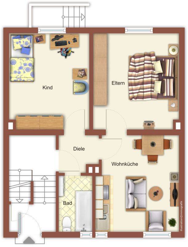 Demnächst frei! 3-Zimmer-Wohnung in Mönchengladbach Hermges, 41065 Mönchengladbach (Hardterbroich Hermges Lürrip Pesch)