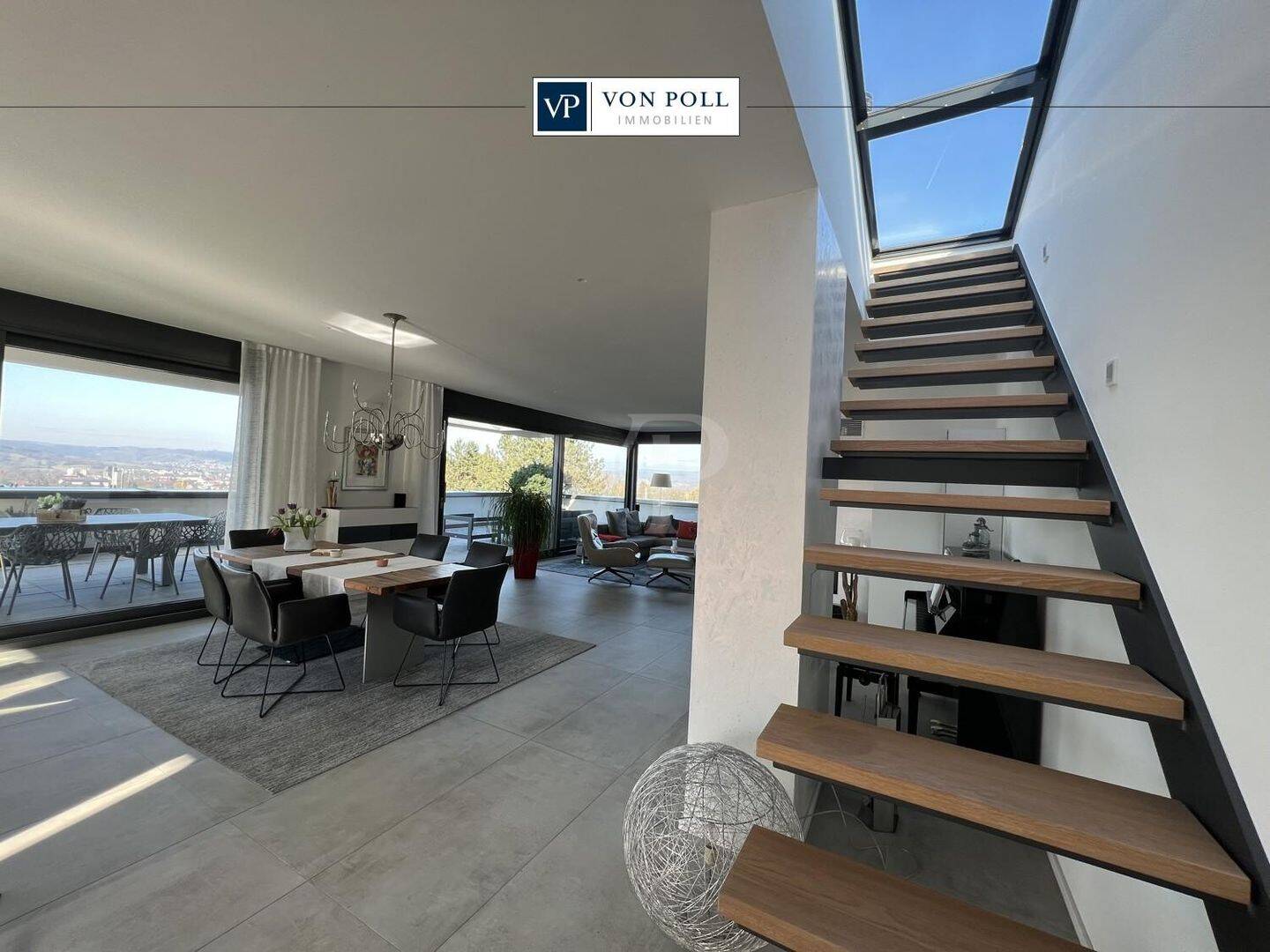 Exklusives Penthouse: Luxus auf zwei Etagen mit atemberaubendem 360°-Panorama, 73614 Schorndorf