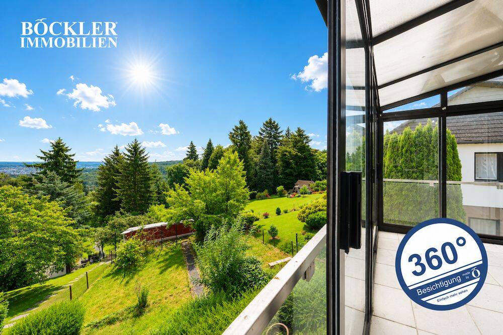 Wohnen mit Wintergarten und unverbautem Panoramablick, 75180 Pforzheim (Büchenbronn Dillweißenstein Sonnenberg Sonnenhof)