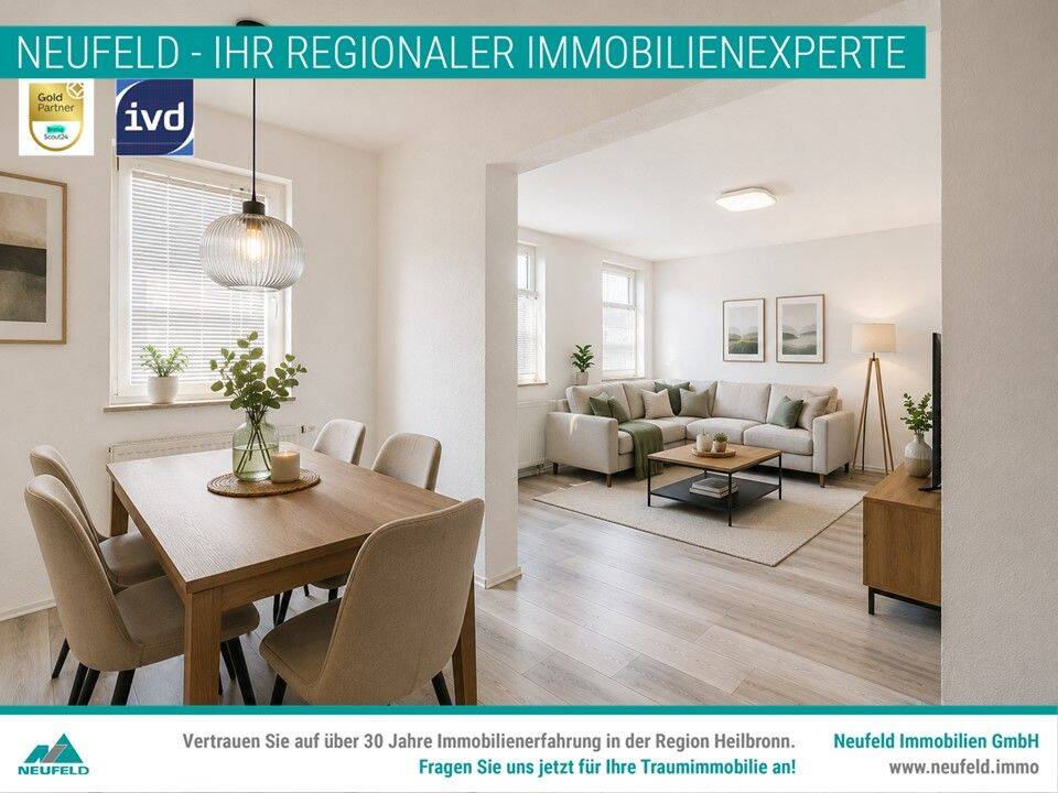 Lichtdurchflutete Altbauwohnung mit zeitlosem Charakter, 74613 Öhringen