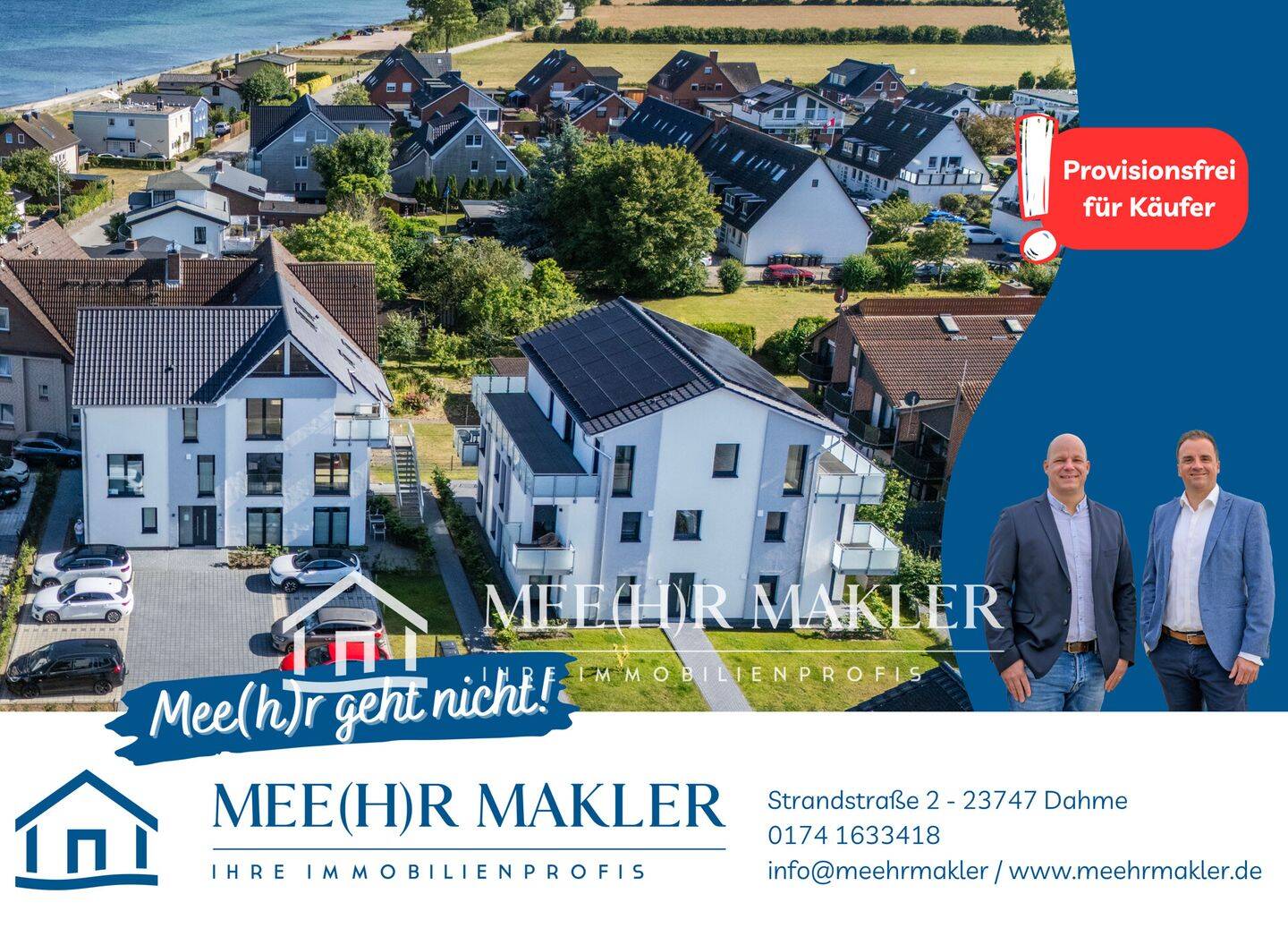 Meerblick inklusive – Exklusive Neubauwohnung mit zwei Balkonen an der Ostsee, 23747 Dahme